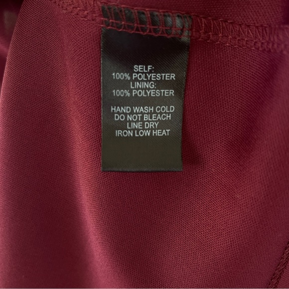 Lulus Angel in Disguise Burgundy Lace Skater Cocktail Dress Size M - Picture 11 of 12